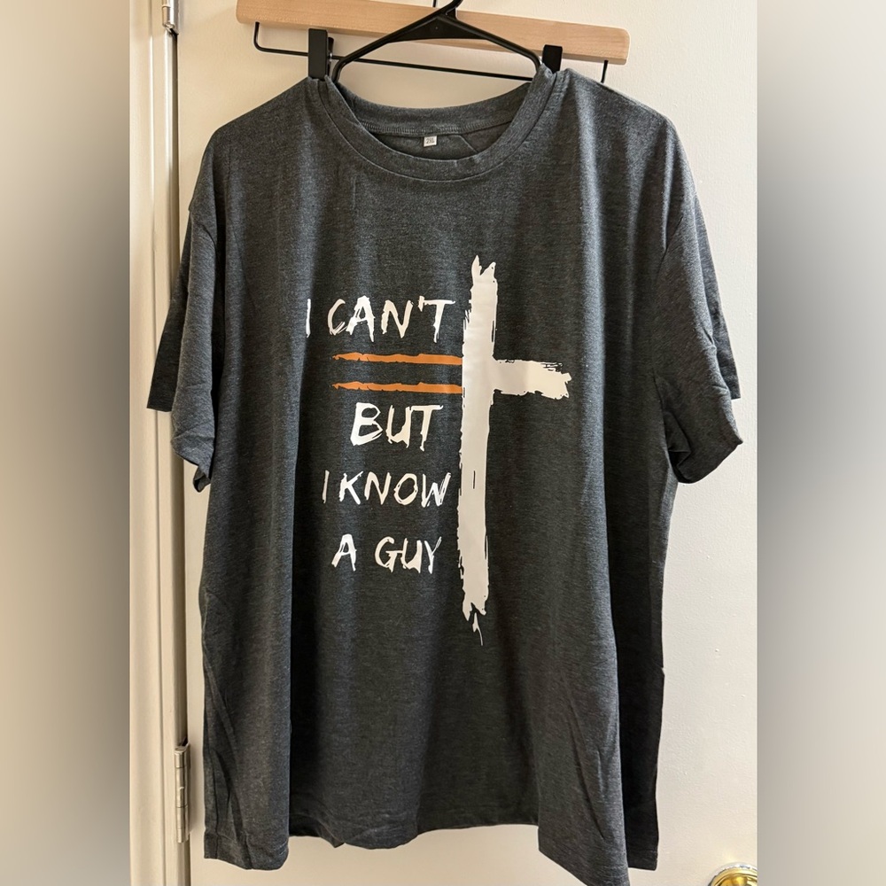 Gray Graphic Short Sleeve T-Shirt
